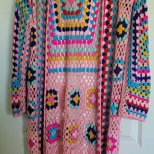 Colorful Crochet Women Sweater